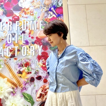 エクラ6月号掲載の「新ブルーシャツ」にインスピレーションをいただいて✨