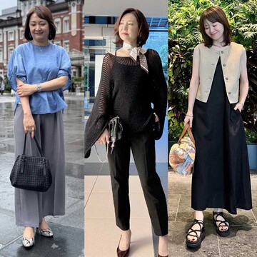 プチプラアイテムも活用！秋の始まりを楽しむ「50代のホテルランチコーデ」5選