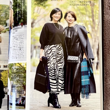 華組スナップはレザー＆ブラック