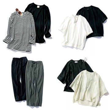 涼しく着られて体型もすっきり見え ! 初夏の便利ワードローブまとめ