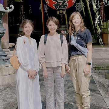 旬ベージュコーデで秋の京都・六角堂散策