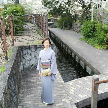 春うらら♪ 和服で入学式