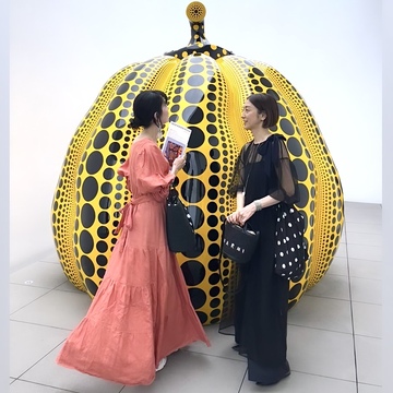 新宿の草間彌生美術館へ。