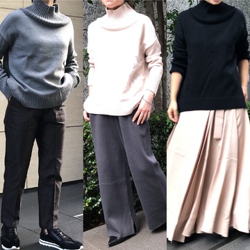 記録的大ヒットアイテム「E by éclat」人気の“ボトルネックニット”を試着詳細レビュー