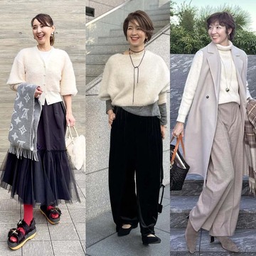 【40代・50代の白ニット＆セーター5選】顔周りが華やかに！明るい表情を演出する優秀アイテム