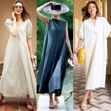 デザインで選ぶ！50代の体をきれいに見せる「夏の洗練ワンピース」15選