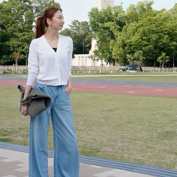 UNIQLOお気に入りデニムで私のコーディネート②✨✨