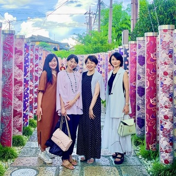 ケープの2wayブラウスで♡ 京都 嵐山へ！