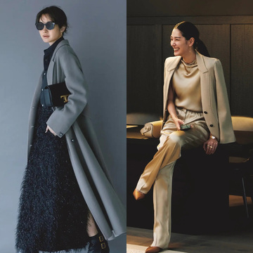 エレガントな黒×グレーのコーデからソフトベージュのジャケットスタイルまで【50代の1週間コーデ】