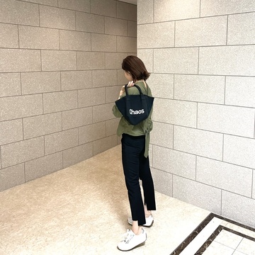 éclat10月号付録　トートで早速こでかけ