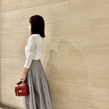 この春は、ボリュームスカート♡