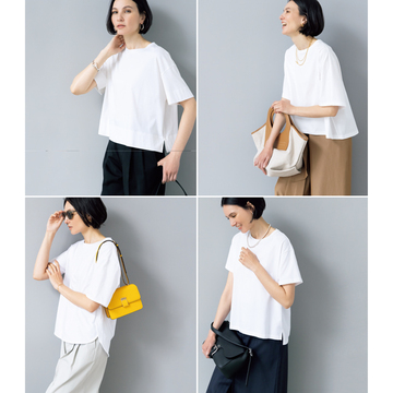 【50代、Tシャツの最適解】“すそデザインあり”が大人の白Tの合言葉