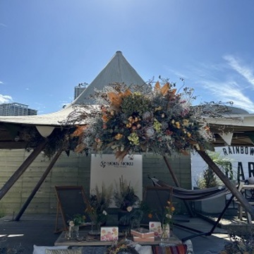 秋空の下、ヨックモックのスイーツとグランピング！