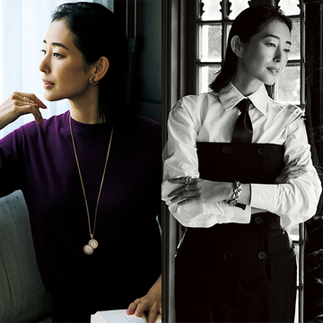 【ジュエリー時計と初秋のコーデ6選】女優・木村多江さんがつけこなす！大人女性が持ちたい腕時計