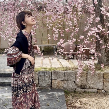 春の京都、平安神宮のしだれ桜と素敵な貴婦人会。