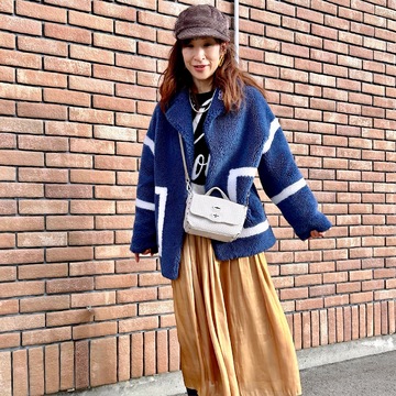 寒い冬はふわモコのあったかコートの出番！