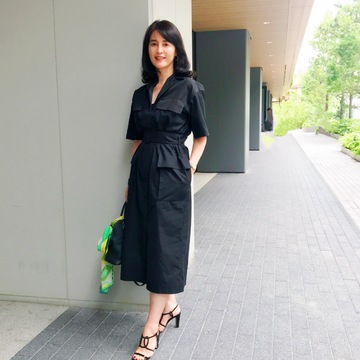 私の夏の黒コーデ