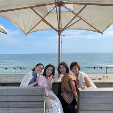 七里ヶ浜♡海の見えるテラスで女子会