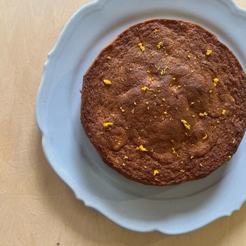 天国の父へ　柚子のパウンドケーキ