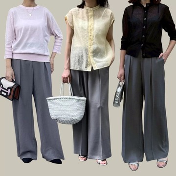 【50代ファッション・E by eclat】品よく快適！スタイルに自信の持てる〈E by eclat〉の最強パンツ