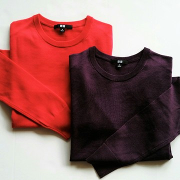 UNIQLOの派手色ニットを色チ買い！