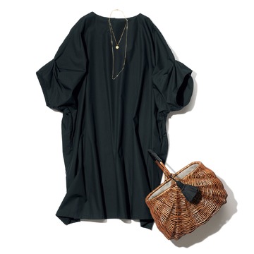 「mizuiro ind」のベストバイアイテム！ 大人を美しく見せるドルマンタックスリーブワンピース