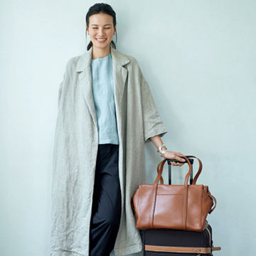 風呂敷や布ポーチを活用。愛車に乗って、日本文化を取材する旅【スーツケースの中身】