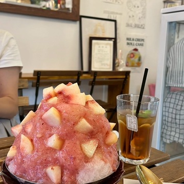 娘とデートはカフェでオシャン氷