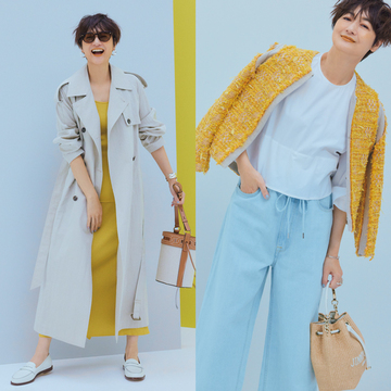 【おしゃれ刷新力のあるイエローコーデ5選】この春、気持ちまで明るくなるイエローをまとう
