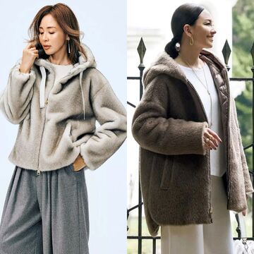 コートで着映える！冬の街で上品に華やぐ、50代が着たい「ファーコート」