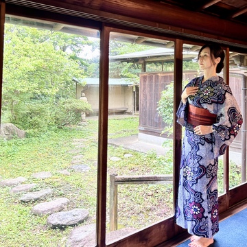 アラフィフ浴衣でお出かけ