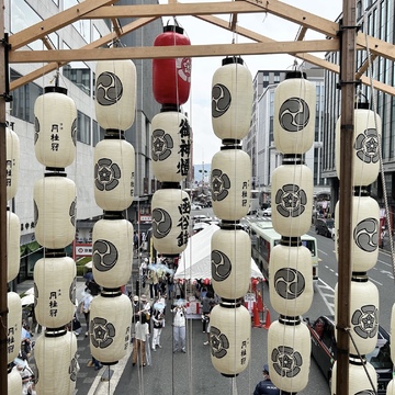 祇園祭宵々々山を迎える京都で♪