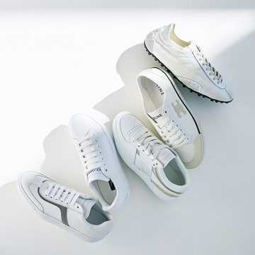 マルジェラやセリーヌなど、春服になじむ「ローテク白スニーカー」5選