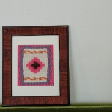 手織りのキリム、完成しました