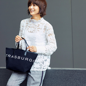 【エクラ10月号付録】STRASBURGO（ストラスブルゴ）×éclat　大人のBIGロゴトート