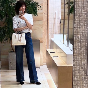 久々のデニム。