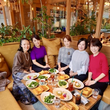 Jマダム同期でランチ&クリスマス・リース作り♪