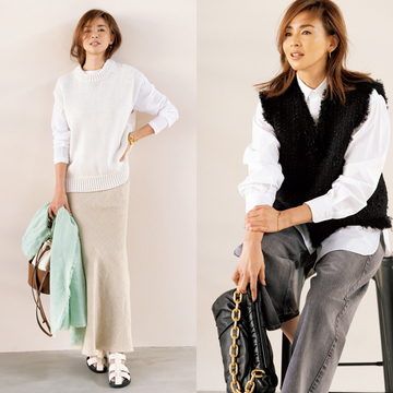 【春の遊び心のあるショートジレコーデ3選】重ねるだけでおしゃれがこなれる！