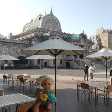 築地本願寺へ朝散歩