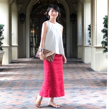 真夏のアメリカ旅行のワードローブ