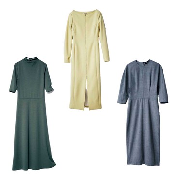 シンプルだから幅広いシーンに使える！すっきり着こなせるおすすめワンピース3選【働く日の「毎日ワンピース」】