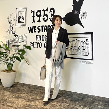 高身長さんのためのユニクロ綺麗めホワイトデニム