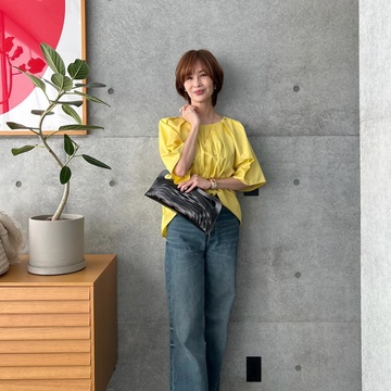 ZARAのデニムで綺麗目コーデ