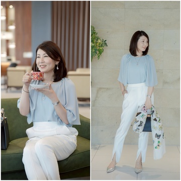 レクサスオーナーズラウンジで優雅なティータイム