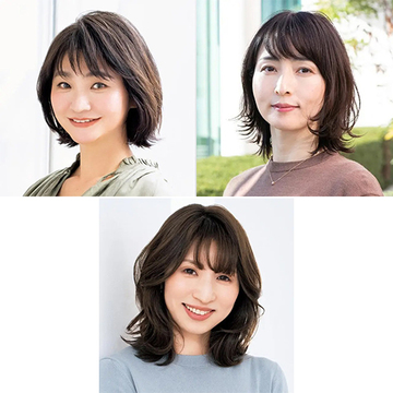 50代の理想をかなえる！前髪ありの「小顔見せスタイル」3選