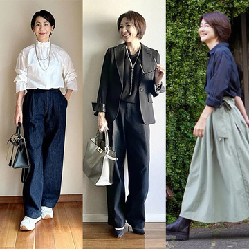 ユニクロアイテムを一点投下！50代が参考にしたい高見えコーデ3選