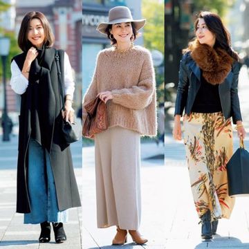 おしゃれ上手なアラフィー「女友だちと会う日」冬のベストコーデ大公開