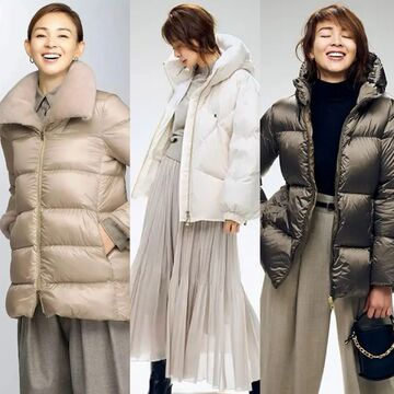 服装を選ばない！50代が毎日着たくなる、軽やかで上品な「ダウンコート」