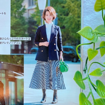 éclat2月号　私服Snapより～遊び心たっぷりのスカートコーデ