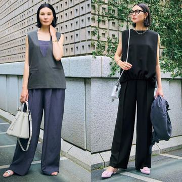 一枚で絵になる。着こなしの幅が広がる。「E by éclat」リュクスな涼感着映え服まとめ